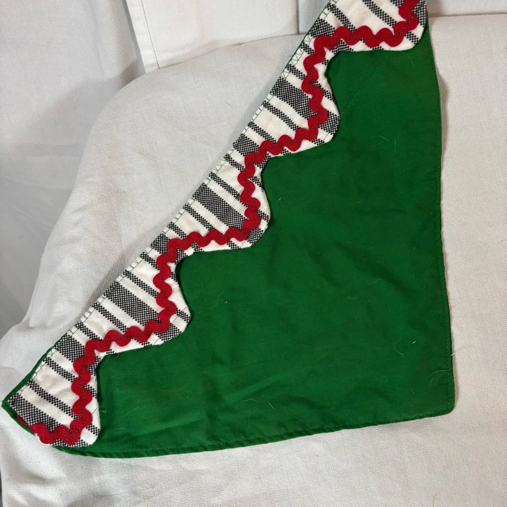 Handmade Christmas Dog Collar Bandanas Set of 3 – Size Large‎ 15